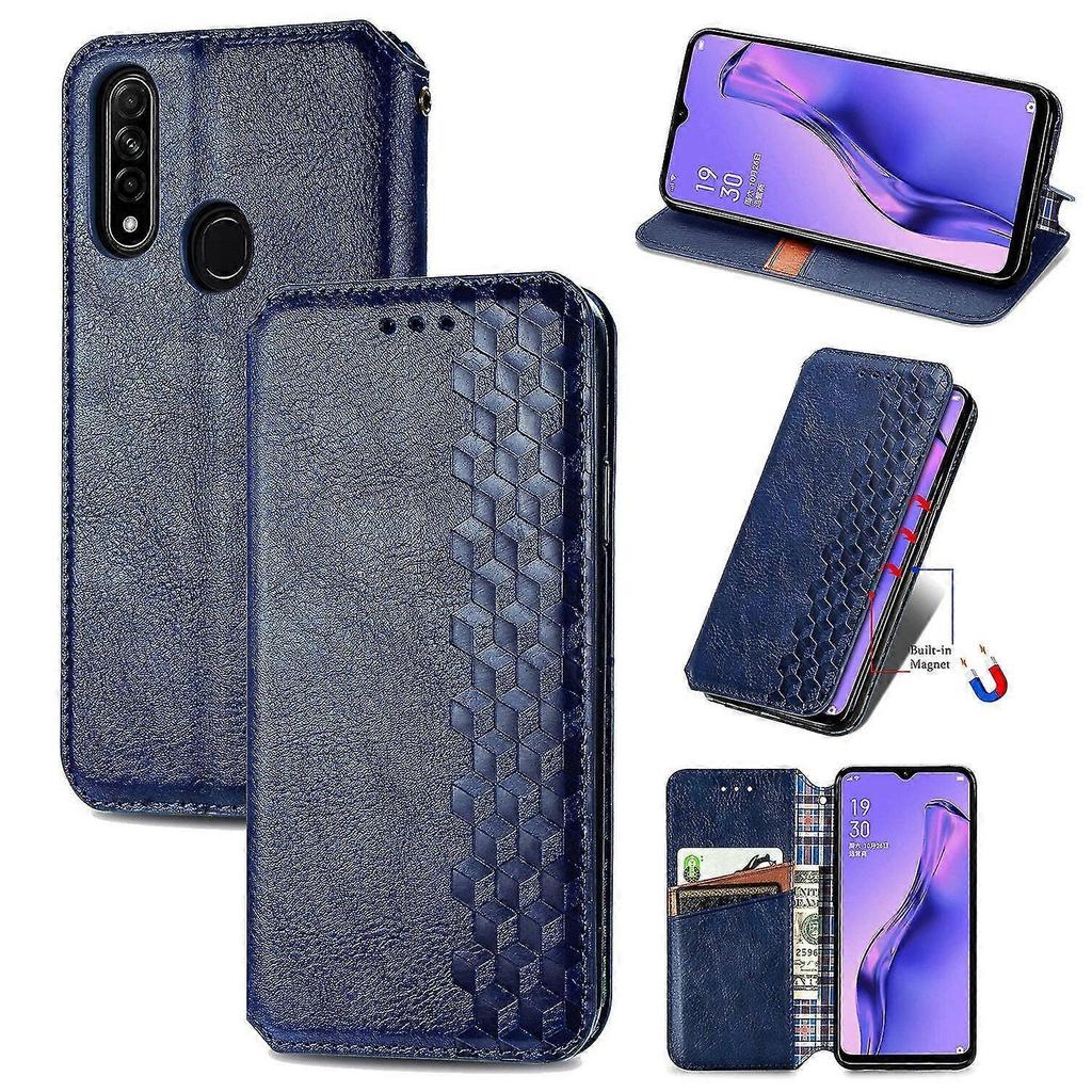 Phone case for Oppo A31 Flip Wallet phone case for Flip Wallet Magnetic Protection Handbag Etui phone case for - Blue