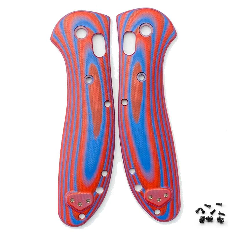 DIY Nakładki na rękojeść Materiał kompozytowy G10 Ręcznie robione Części narzędziowe Domowe Ręczne Nóż motylkowy BM 550 / 551 Rękojeść ze śrubami wału wsporczego Akcesoria