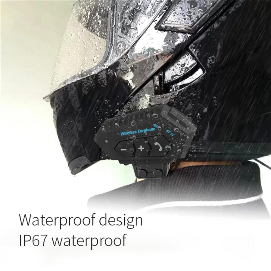 Rechargeable Motorcycle Wireless Bluetooth Helmet Headset Headphone Speaker