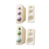3D Ellipsoid Polymer Clay Perlenherstellungs-Kits Zum Basteln von Ohrringen Handgefertigter Schmuck Zubehör Runder Perlenformungs-Werkzeug