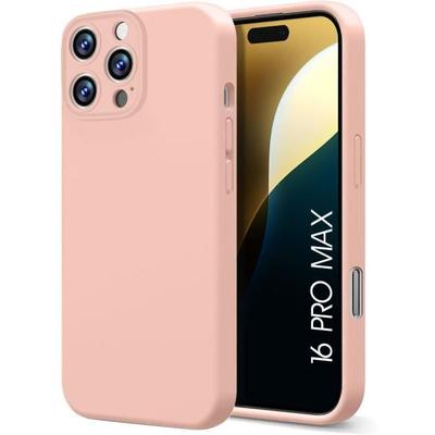 Silicone Case - Unisex - for iPhone 16 Pro Max - Flexible Protection - Anti-Scratch - Pink