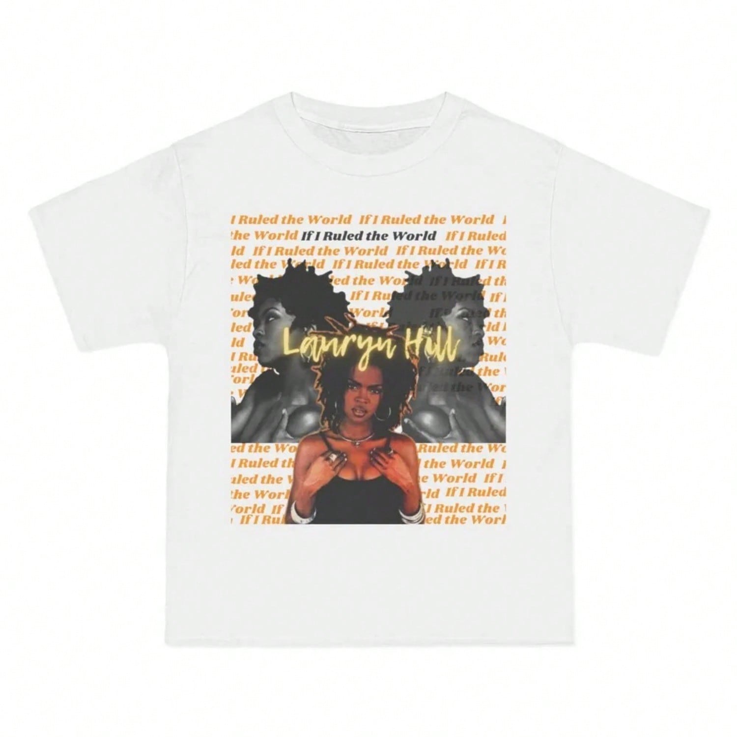 Lauryn Hill Short-Sleeve T-Shirt Hip Hop Tee Shirt RNB Graphic Tee Shirt Lauryn Hill Tee Shirt Hip Hop Graphic Tee Shirt S