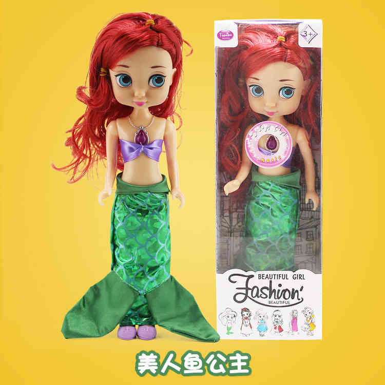 6Pcs Cartoon Princess Doll Set, Fashion Dress Up Play House Toy, Cute Character Model, Birthday Christmas Gift for Girls