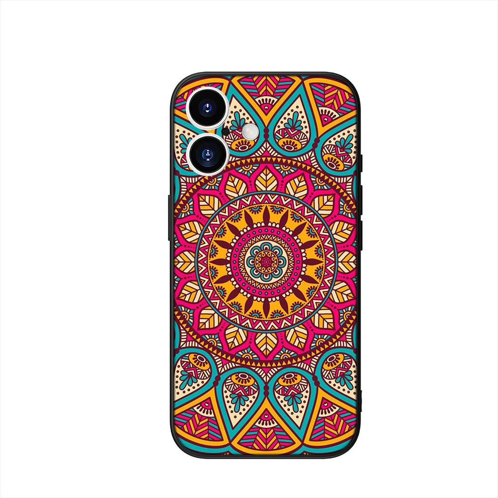 for Samsung Galaxy A55 A54 A25 A36 A17 A26 A35 A33 A34 A37 S20 S21 FE S10 Plus Case Floral Paisley Mandala Flower Texture Rose