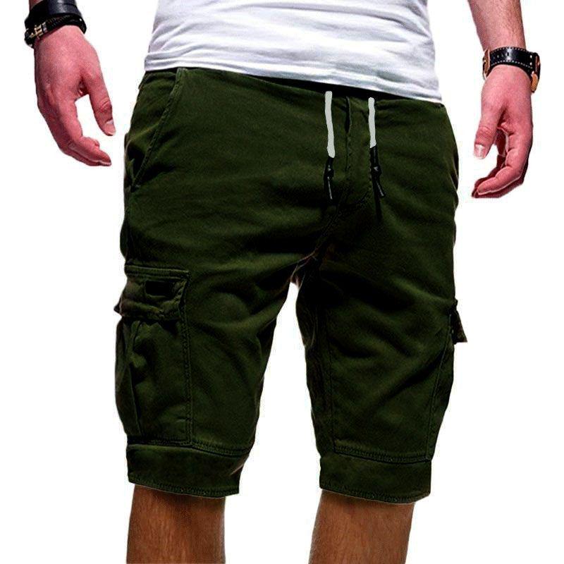 Mens Cargo Shorts Pants Summer Casual Jogger Sport Army Combat Training Trousers