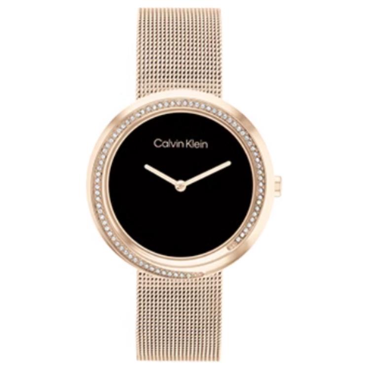 Calvin Klein Quartz Watch 34Mm Black Dial Women watches 25200151 Black Dial