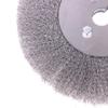100/125/150Mm Steel Wire Brush 0.15Mm Wire Wheel Brush Round For Bench Grinder Deburring Tool Cleaning Rust Polishing Adaptor