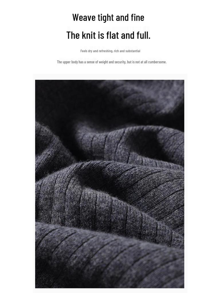 Women's High-Waist Knitted Bodycon Midi Skirt with Slit - Autumn/Winter 2024