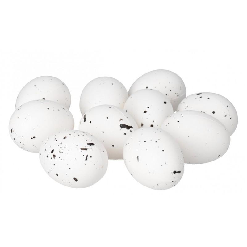 PLASTIC EGGS SPECKLED EASTER EGGS EGG 9 PCS