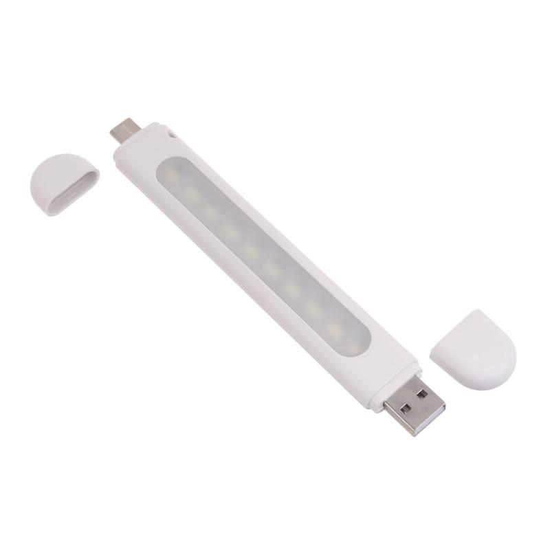 

Small USB LED Light with Micro USB or Type C Compatibility Power 2W with 10 Led Beads