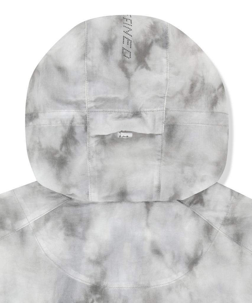 Matin Kim Matin Pace Reflective Logo Windbreaker In Light Gray