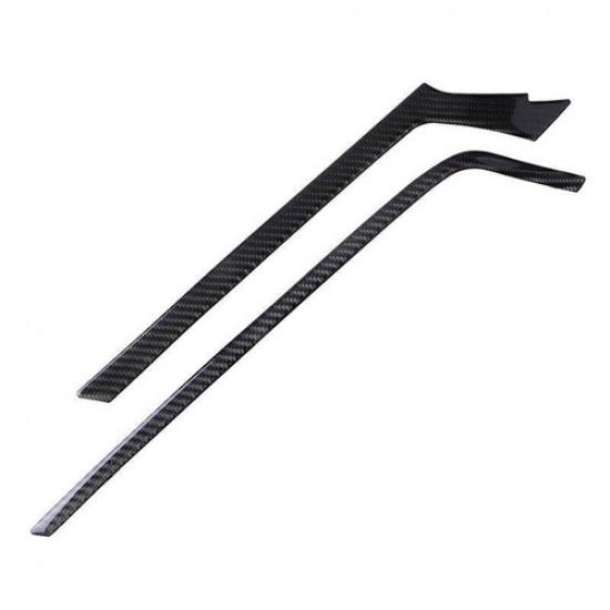 For Honda Civic 10th 2016- Carbon Fiber Auto Car Air Outlet Frame Cover Trim