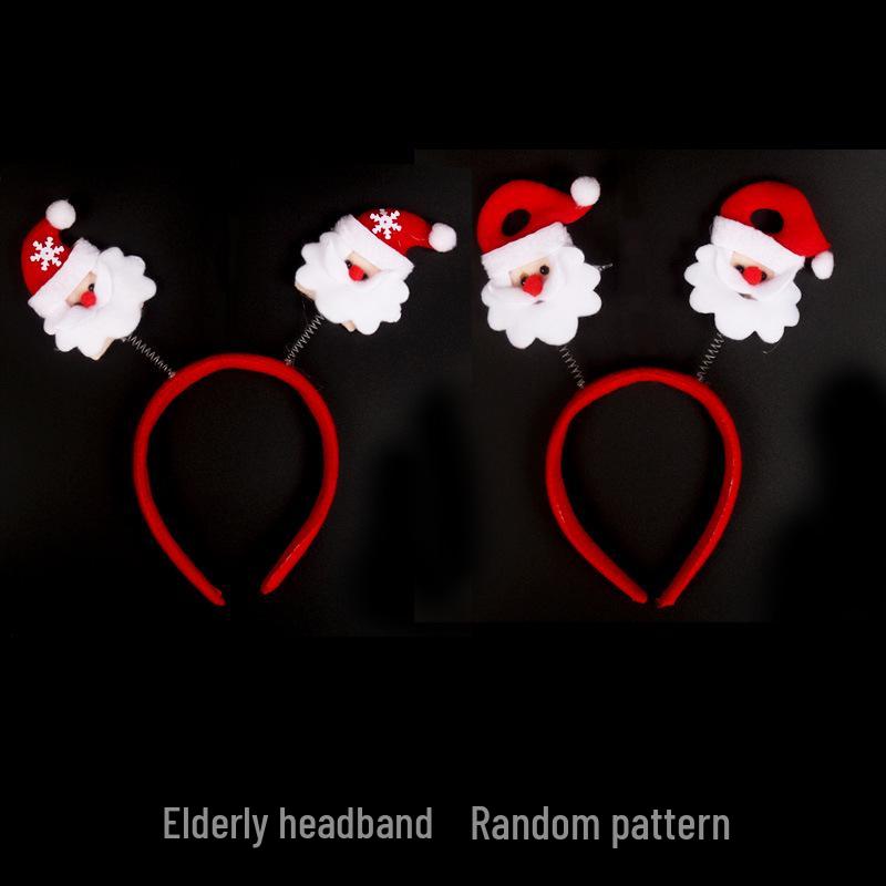 Christmas Headband: Snowman, Reindeer, Santa Design Hair Clip