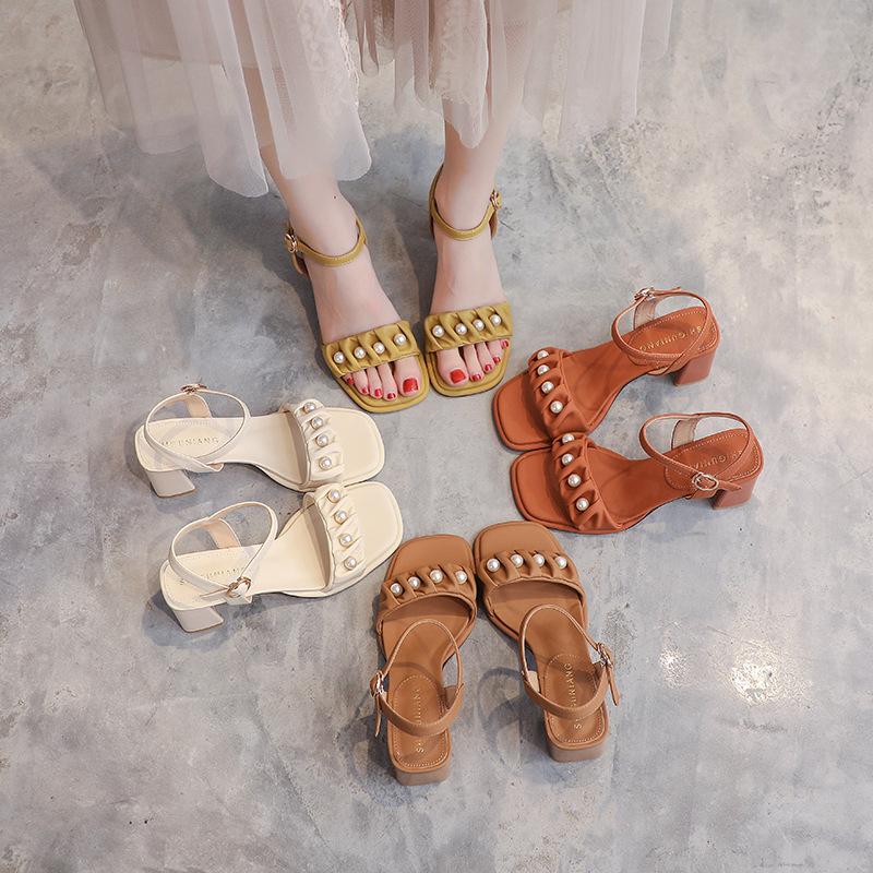 5270-1 New summer women's shoes fairy style women's summer shoes thick heel with sandals women's high heels