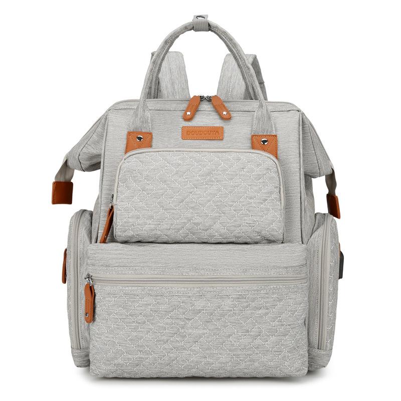 Mommy Bag, Multifunctional, Large Capacity, Lightweight Backpack, High-end Sensory Diaper Bag, Lightweight Handheld Mother and Baby Bag
