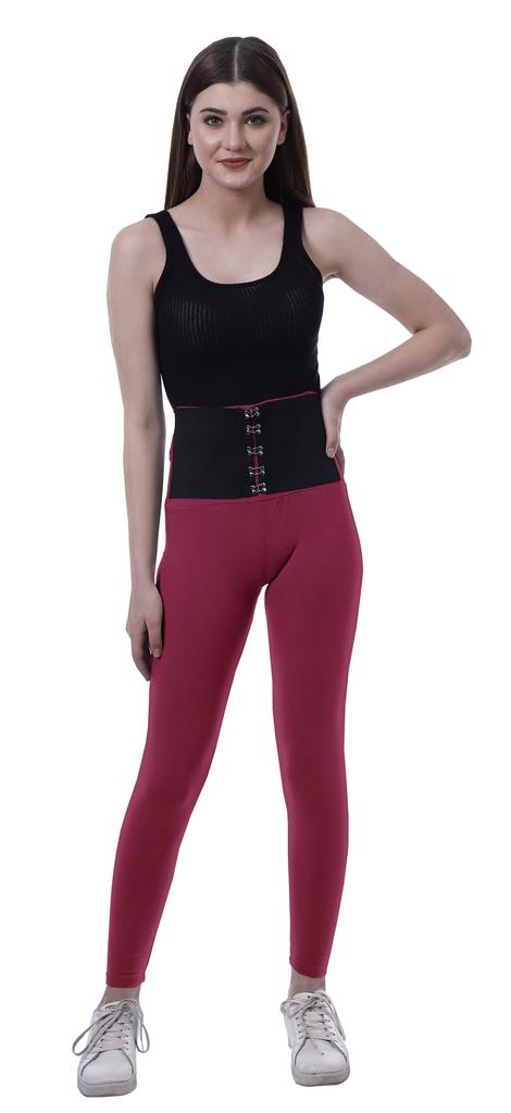 Moomaya High Waisted Yoga Pants For Women Corset Style Trendy Workout