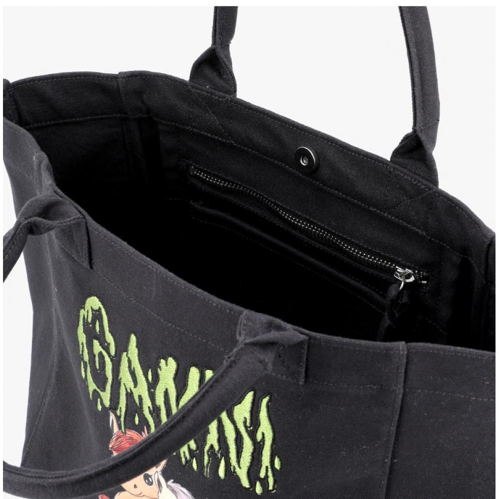 Ganni Pony Print Small Easy Shopper Tote Bag B2110039