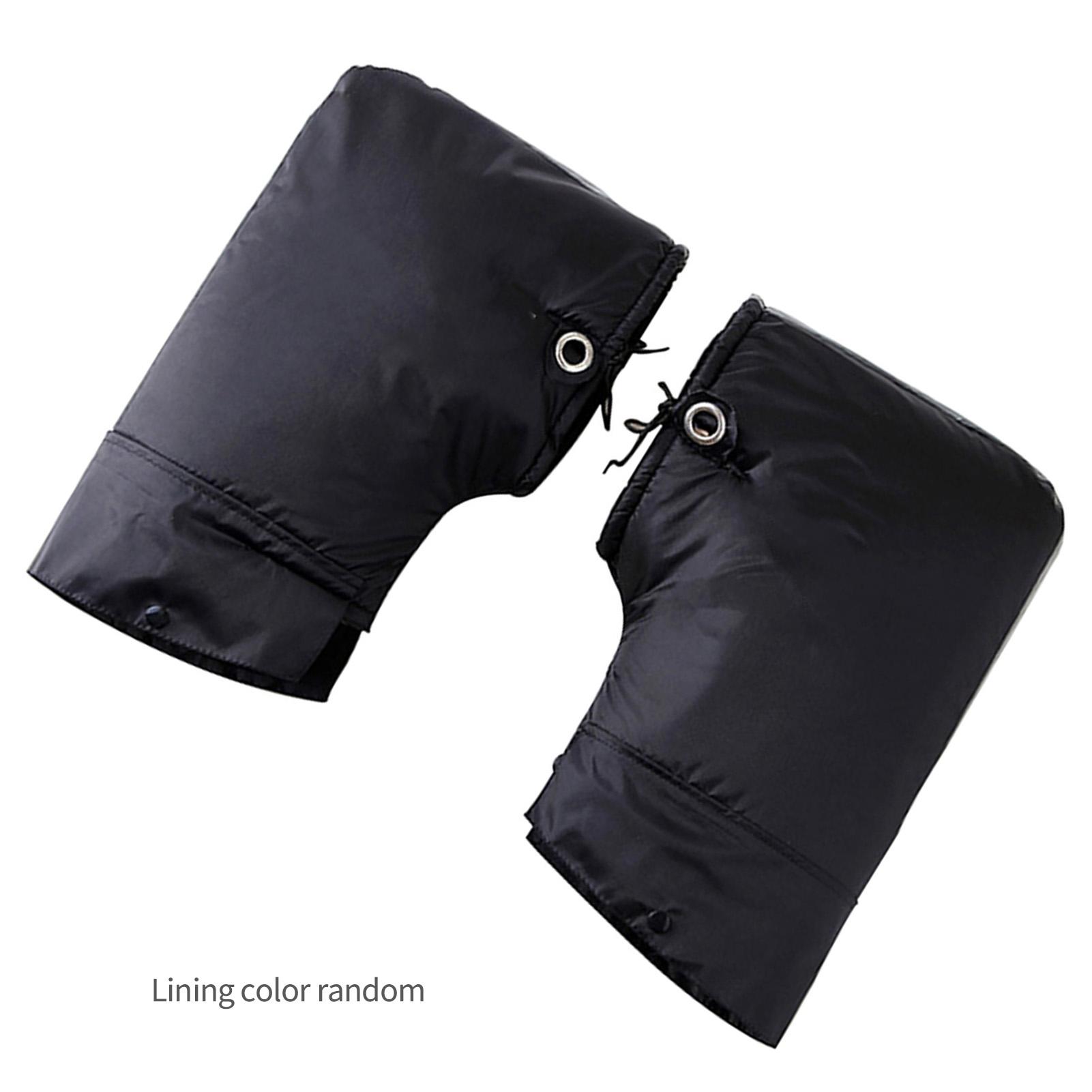 

Motorcycle Handlebar Gloves Windproof Rainproof Motorcycle Mittens Grip Handlebar Muff Black