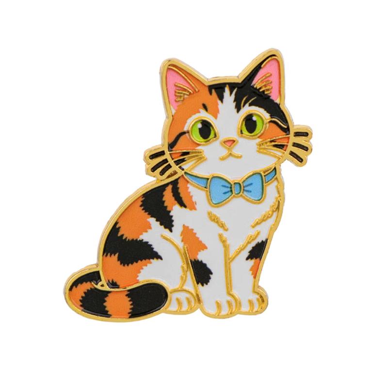Collectible Cartoon Cat Enamel Pins Adorable Kawaii Lapel Badge for Backpack Clothing Birthday Gift for Cat Fans