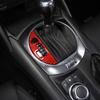 Red Carbon Fiber Center Shift Gear Panel Sticker For Mazda MX-5 Miata 2016-23