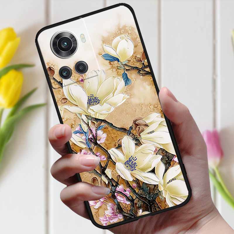 For Oneplus ACE Case Oneplus 10R 5G 3D Relief Cartoon Emboss Silicone Shockproof Cover For Oneplus 10 R Ace Case Coque Bumper