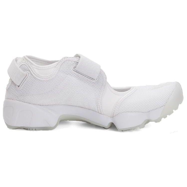 Nike Air Rift Comfortable Round Toe Mary Jane Durable Breathable Low Top Casual Shoes Women sneaker White 896283-100