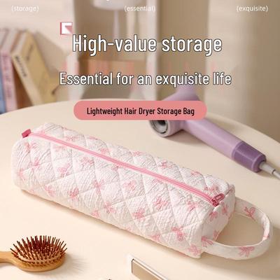 Portable Storage Bag for Hair Dryer & Curling Iron - Travel Cosmetic Case