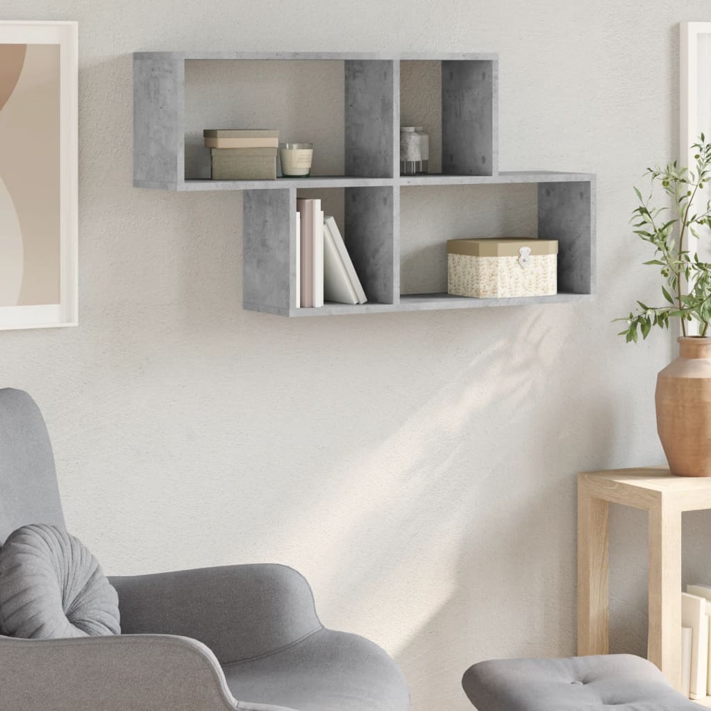 1 Kreatives Wandregal Zur Aufbewahrung Und Präsentation, Geeignet Zur Präsentation Von Büchern, Pflanzen Oder Dekorationen, 100x20x53 Cm.