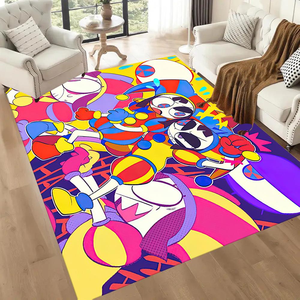 I tappeti quadrati a tema The Amazing Digital Circus sono un'ottima scelta per soggiorni, camere da letto, decorazioni per la casa e come regali.