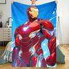 Iron Man Theme Printed Blanket - Perfect for Couch, Bed, Travel & Outdoor Use | Machine Washable, Cozy & Durable.