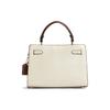 New COACH Lane Smooth Pebbled Leather Handbag Shoulder Bag Crossbody Bag Medium Size Women's Chalk White & Copper C8319-IMTVF