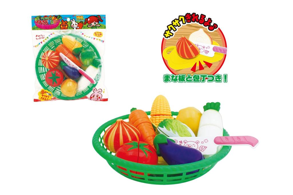 Onoeman Crispy Vegetable Marche Play Ages 3 and 022285 Set, Up,