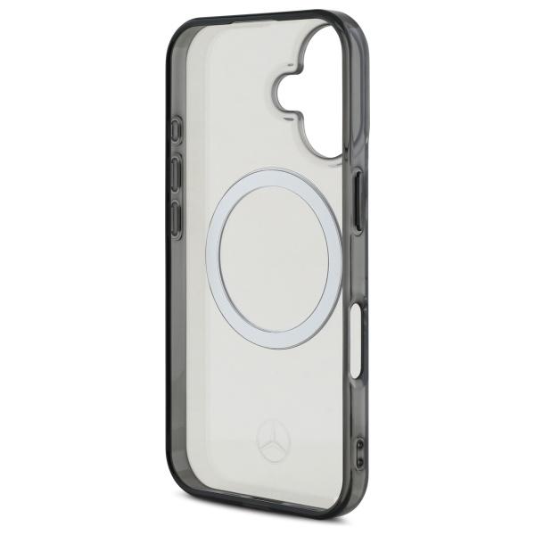 Mercedes Mehmp16S23Huokc Iphone 16 6.1  Transparent Hardcase Printed Logo Magsafe