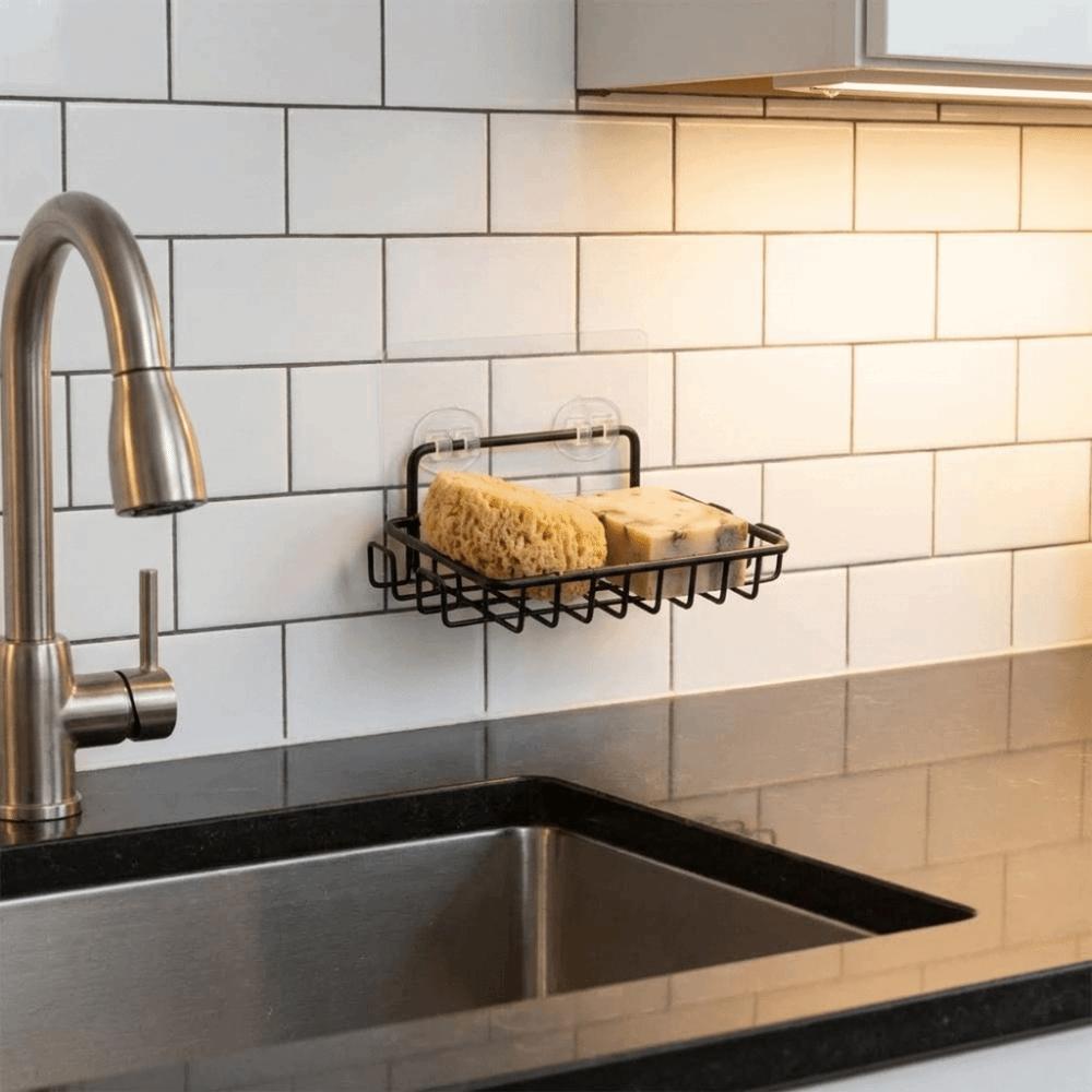 With Hooks Wall Mounted Soap Dish Hollowed-out Shower Storage Basket Soap Holder “Laundry Room