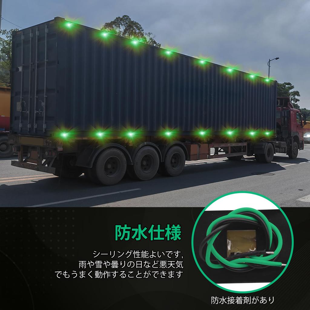 Side Marker LED, LED Side Marker Clearance Lights, Side Marker Lights, Surface Mounted Little