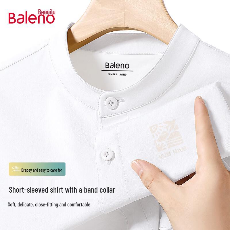 Baleno Men s Henley Short Sleeve Casual Shirt 2XL