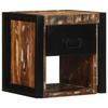 VidaXL Multicolored Bedside Table 40x35x40 Cm Reclaimed Wood, Bedside Cabinet, Bedroom Furniture, Table of 4015950