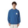 New MLB Old Flower Sweatshirts Unisex Blue 3AMTM0114-50BLD