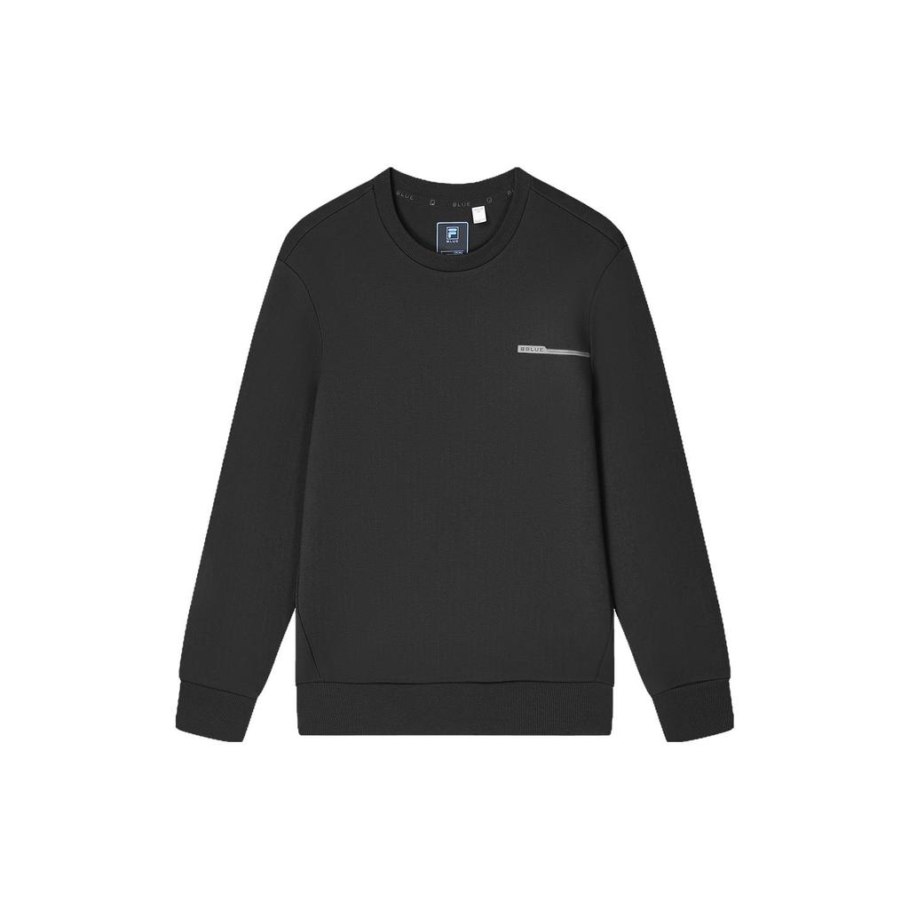 New FILA Sweatshirts Men's Jet Black F11M342202FBK