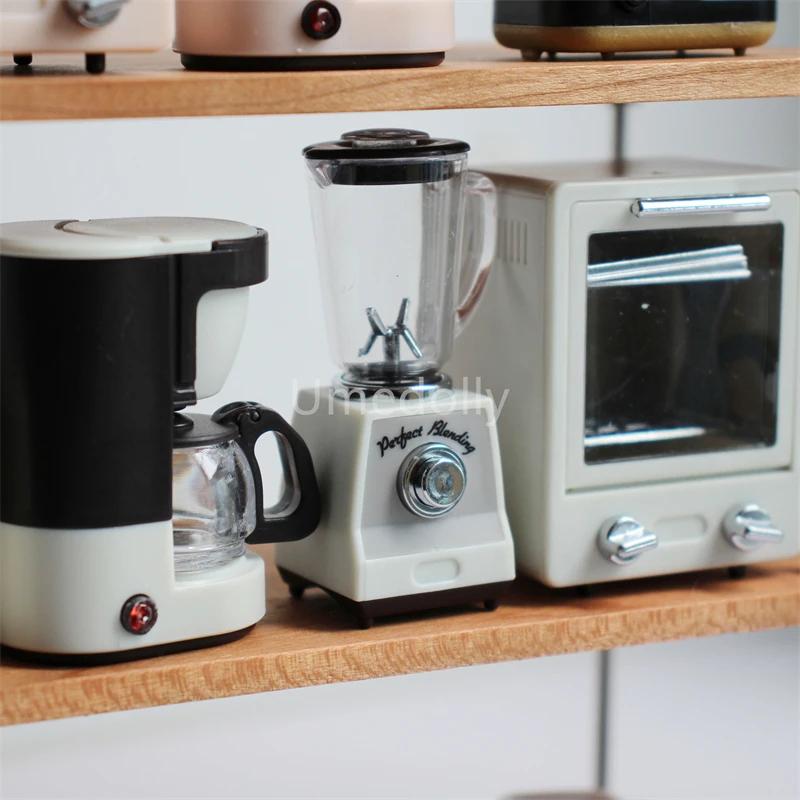 1/6 Scale Miniature Dollhouse Juicer Coffee Machine Cooker Mini Kitchen Appliance Model for BJD Blyth Doll Accessories Toy