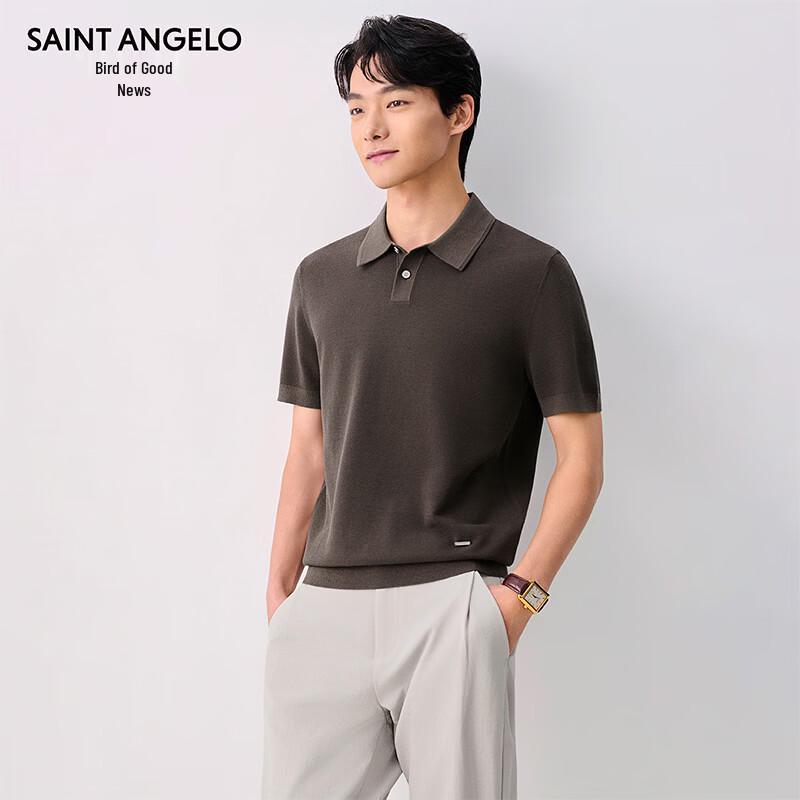 Baoxiniao Men s Business Casual Knit Polo Shirt 3XL