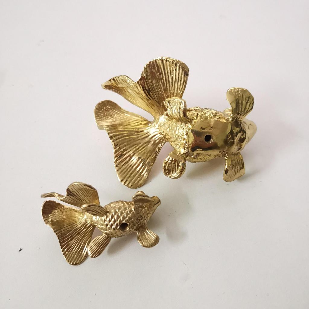 Brass Goldfish Cabinet Handle for Doors, Drawers, and Wardrobes