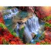 Painting Diy Diamond Waterfall 5d Scenery Full Round Drill Diamond Embroidery Cross Stitch Mosaic Home Decor