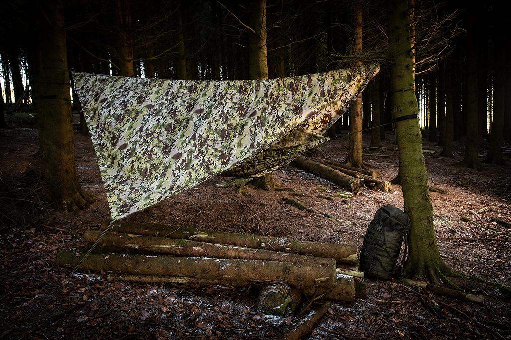 Snugpak All Weather Shelter Terrain Camo Tarp Waterproof Storage Sunshade All Weather Outdoor Camping Japanese (Authentic Product)