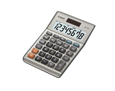 Casio Taschenrechner mit extra großem Display Produkt (Silber Metallic) [Produkt]