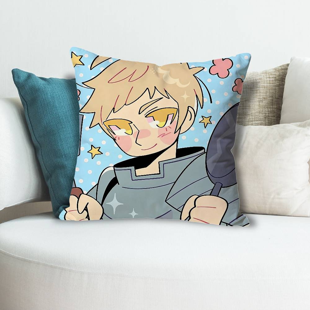DDelicious in DDungeonsS Anime Celebrity Merchandise AllMatch Printed Pillow Case Sofa Car Office Room Decoration Protector