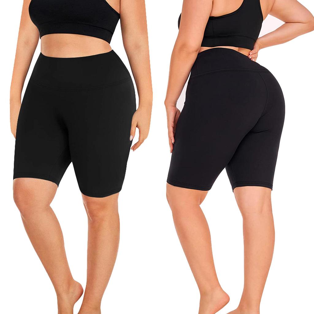 Letnie legginsy z wysokim stanem dla kobiet w dużych rozmiarach - Elastyczne spodnie do jogi i sportu