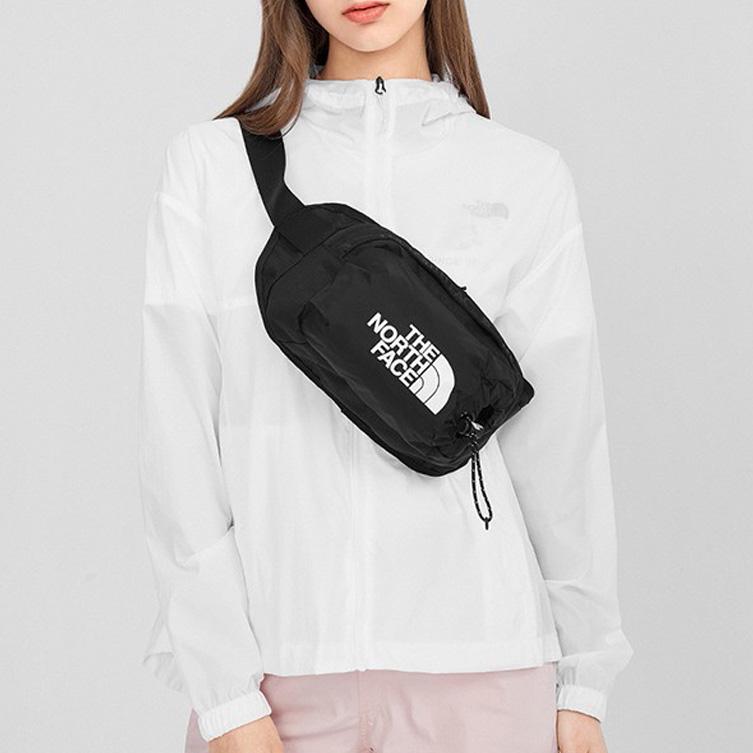 The North Face 3L Casual Sports Lightweight Waist Bag Outdoor Bag Unisex Bags Black NF0A52RW