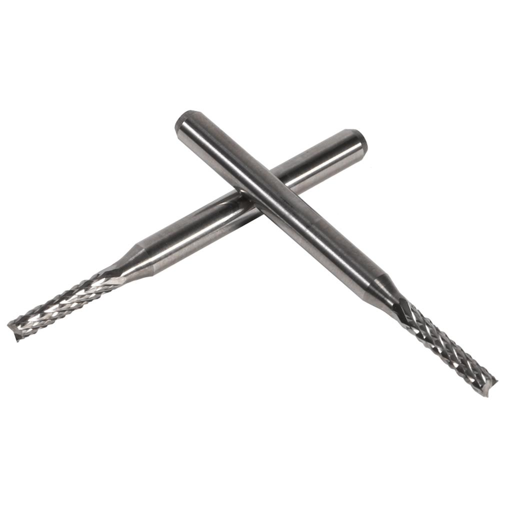 10pcs 2mm Cemented Carbide End Mill Engraving Bits Carving Drill SMT CNC PCB Cutter