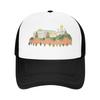 Design Of The Kremlin In Moscow Mesh Sun Hats Outdoor Sport SunProof Baseball Cap Unisex Unisex Yk Cool Print Trucker Hat